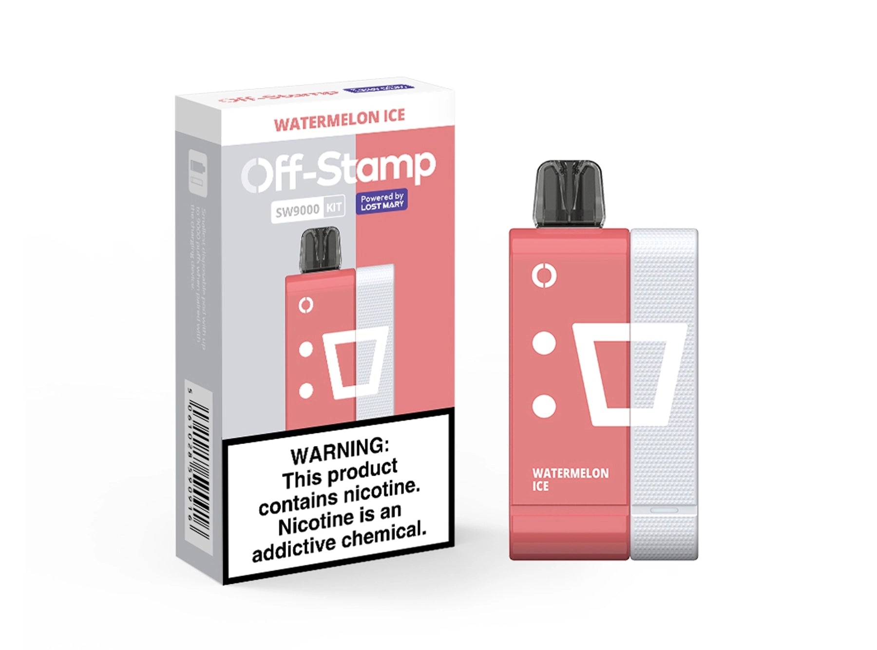 Off - Stamp SW9000 Disposable Kit POWERED BY LOST MARY Rechargeable Battery Replaceable – 9000 Puffs - TPCSUPPLYCO