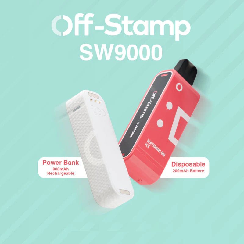 Off - Stamp SW9000 Disposable Kit POWERED BY LOST MARY Rechargeable Battery Replaceable – 9000 Puffs - TPCSUPPLYCO