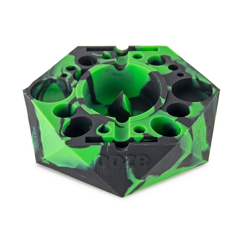 Ooze Bangarang 5" Silicone Ashtray Dab Station - Chameleon - TPCSUPPLYCO