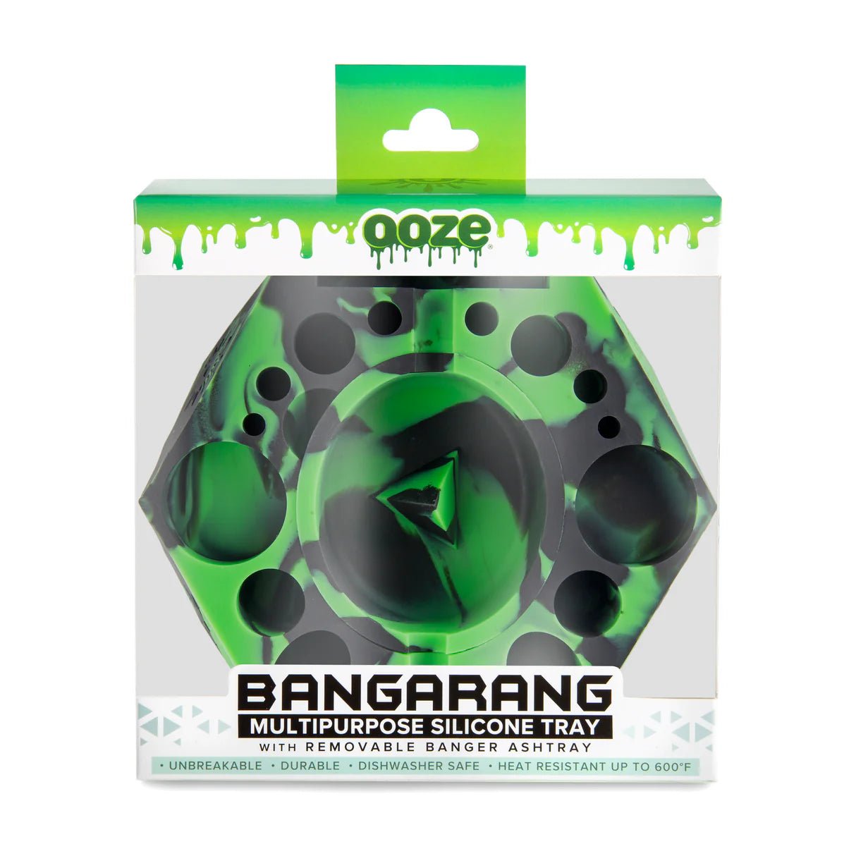 Ooze Bangarang 5" Silicone Ashtray Dab Station - Chameleon - TPCSUPPLYCO