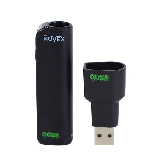 Ooze Novex 650mAh Extract Oil Vaporizer - Black - TPCSUPPLYCO