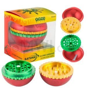 Ooze Saturn Globe 50mm 2" 4pc Grinder - TPCSUPPLYCO