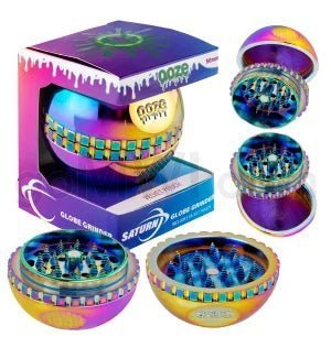 Ooze Saturn Globe 50mm 2" 4pc Grinder - TPCSUPPLYCO