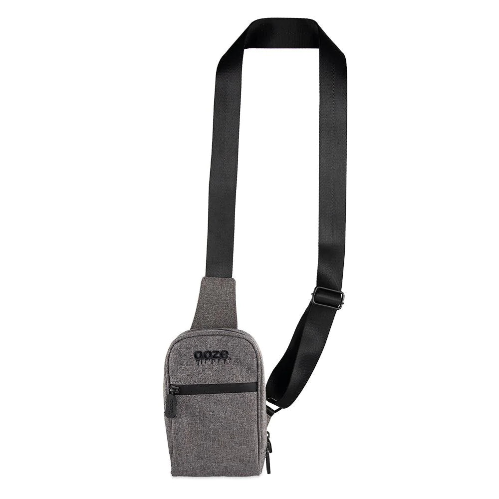 Ooze Traveler Smell Proof Crossbody Shoulder Bag - Smoke Gray - TPCSUPPLYCO