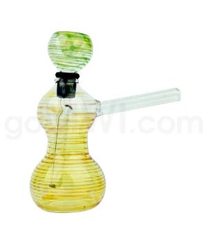 O/S 4.5 - 5" Fumed Bubbler with Fitted Slide - Asst. Colors - TPCSUPPLYCO