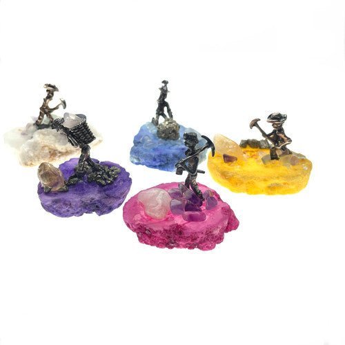 Pewter Mining Assorted in Display Box - TPCSUPPLYCO