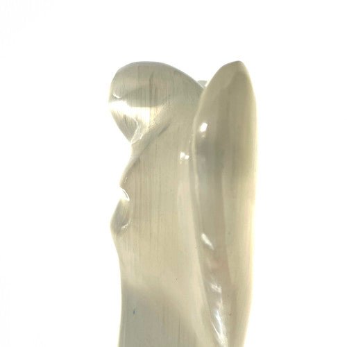 Pure Energy Selenite Angel 4" + - Hand Made Morocco - TPCSUPPLYCO