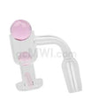 Quartz: 2mm Flat Top Terp Slurper Male Banger 14mm - Pink - TPCSUPPLYCO