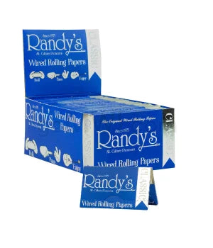 Randy's Classic 1 1/4" Wired Papers 24pk 25ct/bx SILVER