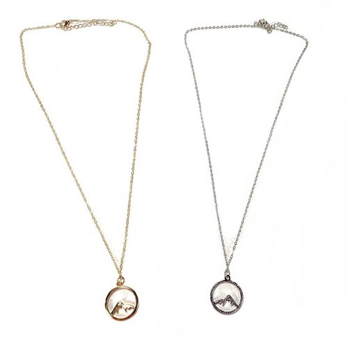 Rocky Mountain Necklace Gold or Silver 1 Count - TPCSUPPLYCO