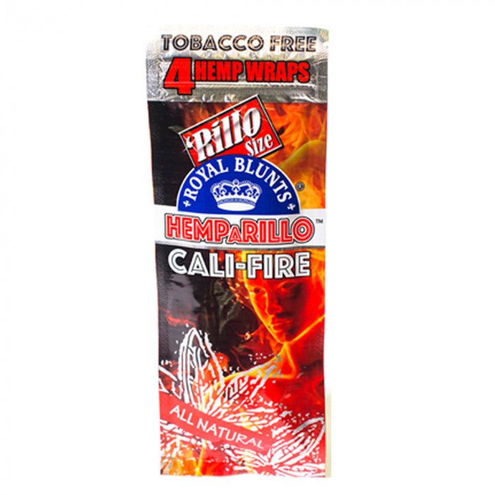 Royal Blunts Hemparillo Hemp Wraps 4/pk 15ct/bx - Cali Fire - TPCSUPPLYCO