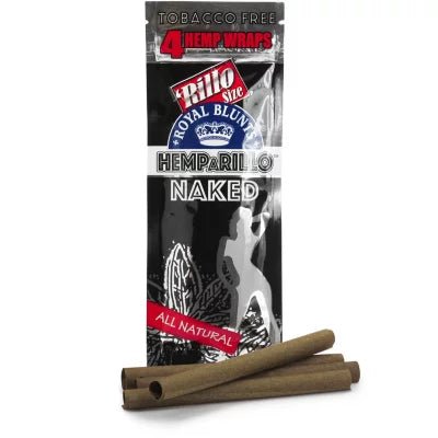 Royal Blunts Hemparillo Hemp Wraps 4/pk 15ct/bx - Naked - TPCSUPPLYCO