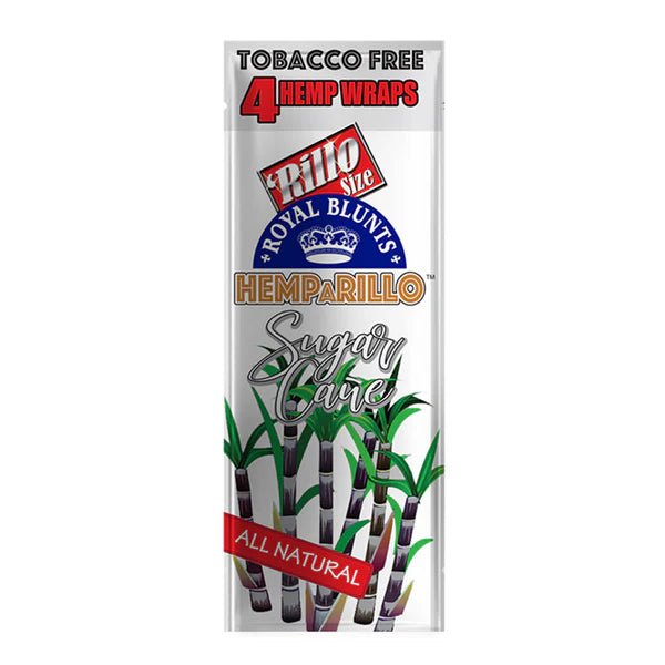 Royal Blunts Hemparillo Hemp Wraps 4/pk 15ct/bx - Sugar Cane - TPCSUPPLYCO