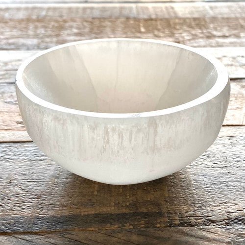 Selenite Charging Bowl Solid and Heavy 1.5" x 3.5"+ - TPCSUPPLYCO