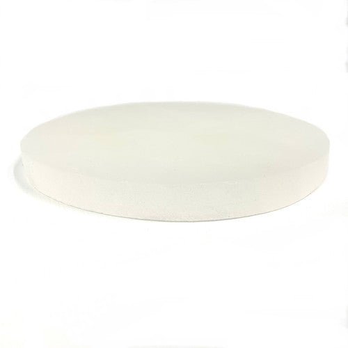 Selenite Circular Energy Charging Plate 6" + - Hand Made Morocco - TPCSUPPLYCO