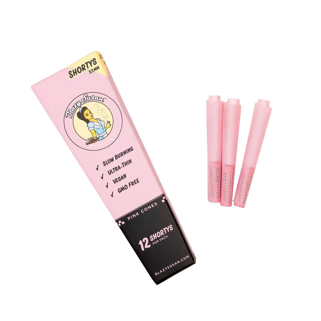Blazy Susan Shortys 53mm Pre-Rolled Cones 12PK 21CT/BX