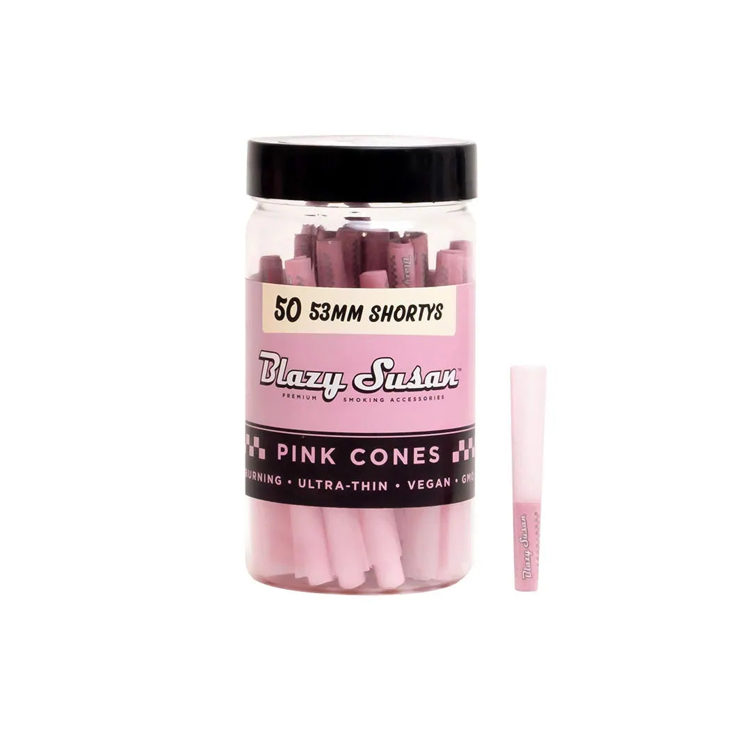 Blazy Susan Shortys 53mm Pre-Rolled Cones 50CT Jar