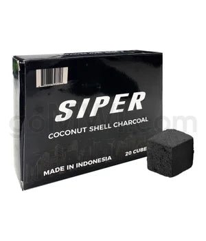 Siper Coconut Charcoal 25mm x 25mm - 20 Cubes - TPCSUPPLYCO