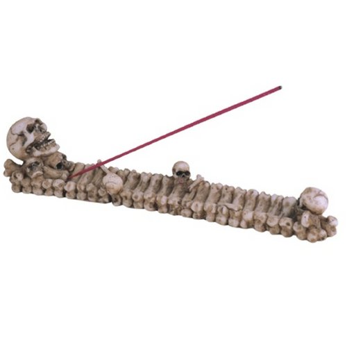 Skull Incense Burner, 10"W GS44001 - TPCSUPPLYCO