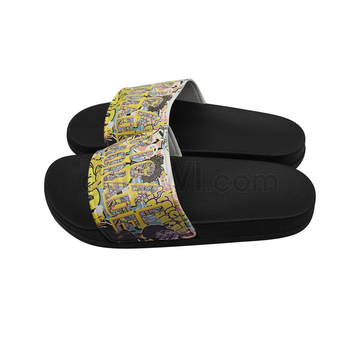 Slippers Medium Size Lyrical Lemonade Design - TPCSUPPLYCO