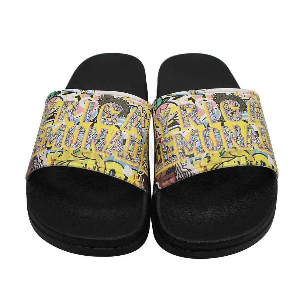 Slippers Medium Size Lyrical Lemonade Design - TPCSUPPLYCO