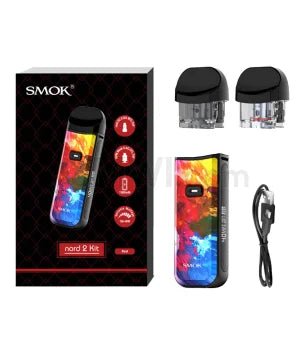 Smok Nord 2 Pod Kit 1500 mAh 7 Color Oil Painting - TPCSUPPLYCO