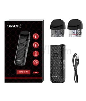 Smok Nord 2 Pod Kit 1500 mAh - Black Cobra - TPCSUPPLYCO