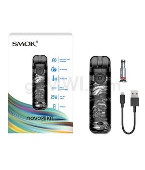 Smok Novo 4 Kit 800 mAh - Fluid Black Grey - TPCSUPPLYCO