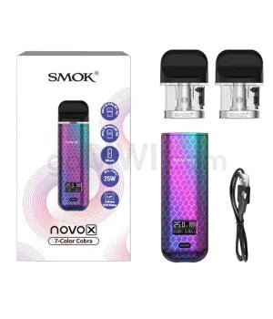 Smok Novo X Kit 800 mAh - 7 Color Cobra - TPCSUPPLYCO