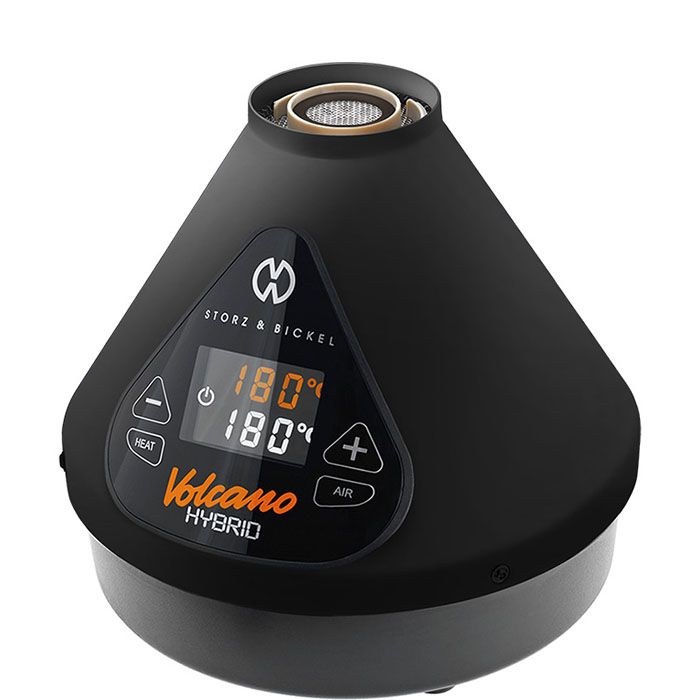 Storz & Bickel Volcano Hybrid Dry Herb Vaporizer - Onyx Black - TPCSUPPLYCO