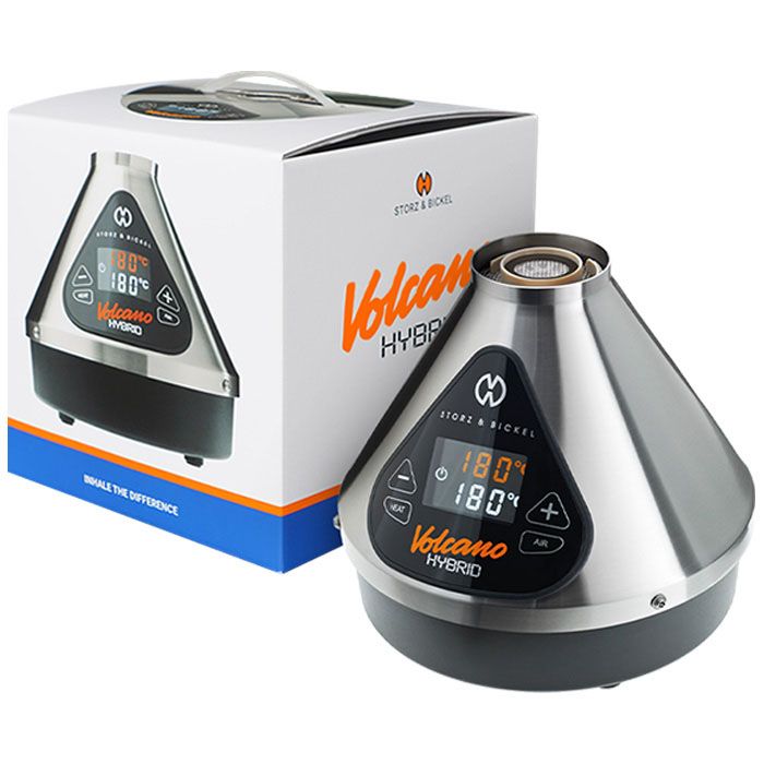 Storz & Bickel Volcano Hybrid Dry Herb Vaporizer - Silver - TPCSUPPLYCO