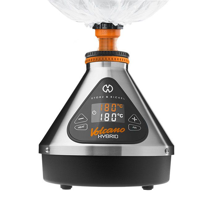 Storz & Bickel Volcano Hybrid Dry Herb Vaporizer - Silver - TPCSUPPLYCO