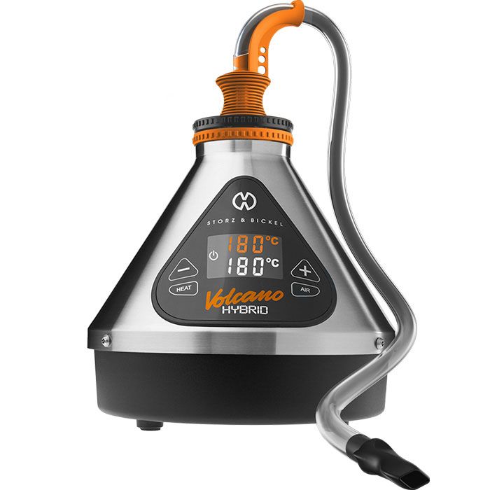 Storz & Bickel Volcano Hybrid Dry Herb Vaporizer - Silver - TPCSUPPLYCO