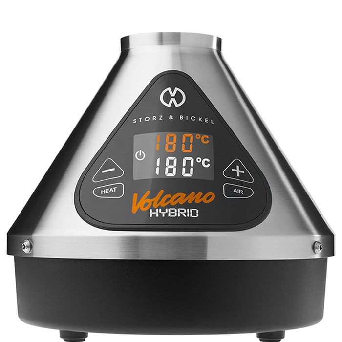 Storz & Bickel Volcano Hybrid Dry Herb Vaporizer - Silver - TPCSUPPLYCO