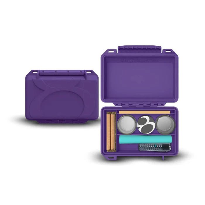 Str8 Roll Kit Mini w/ Built - in Tray & Acc - Purple - TPCSUPPLYCO