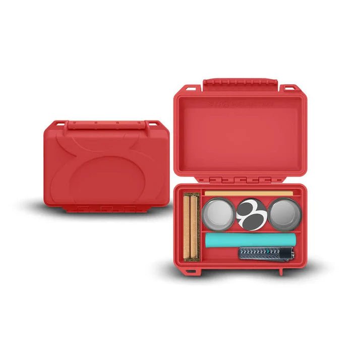 Str8 Roll Kit Mini w/ Built - in Tray & Acc - Red - TPCSUPPLYCO