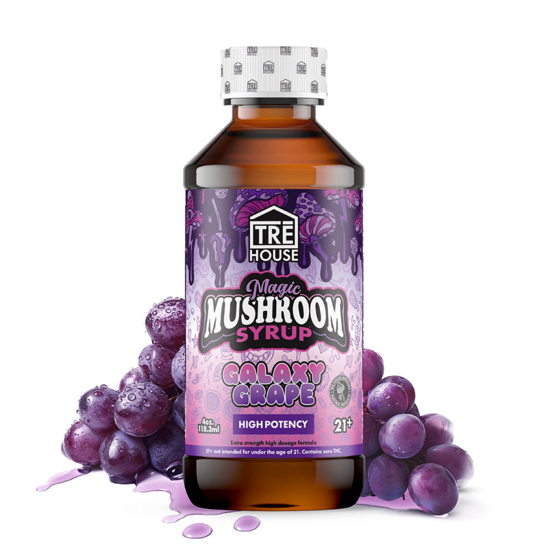 Tre House Magic Mushroom Syrup 4oz - Galaxy Grape