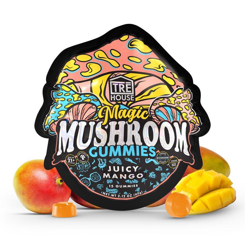 Tre House Magic Mushroom Gummies - Juicy Mango