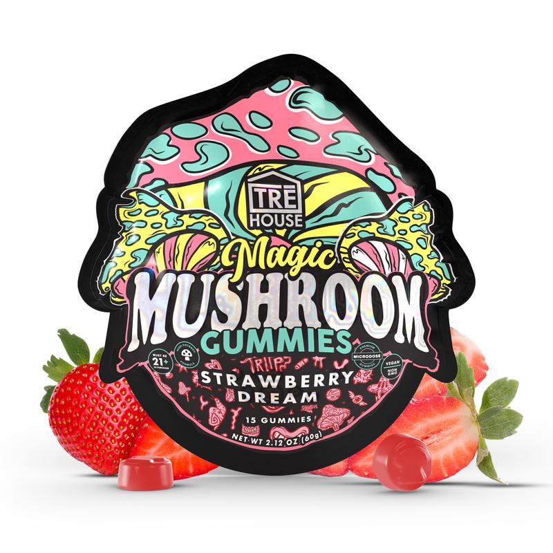Tre House Magic Mushroom Gummies  - Strawberry Dream