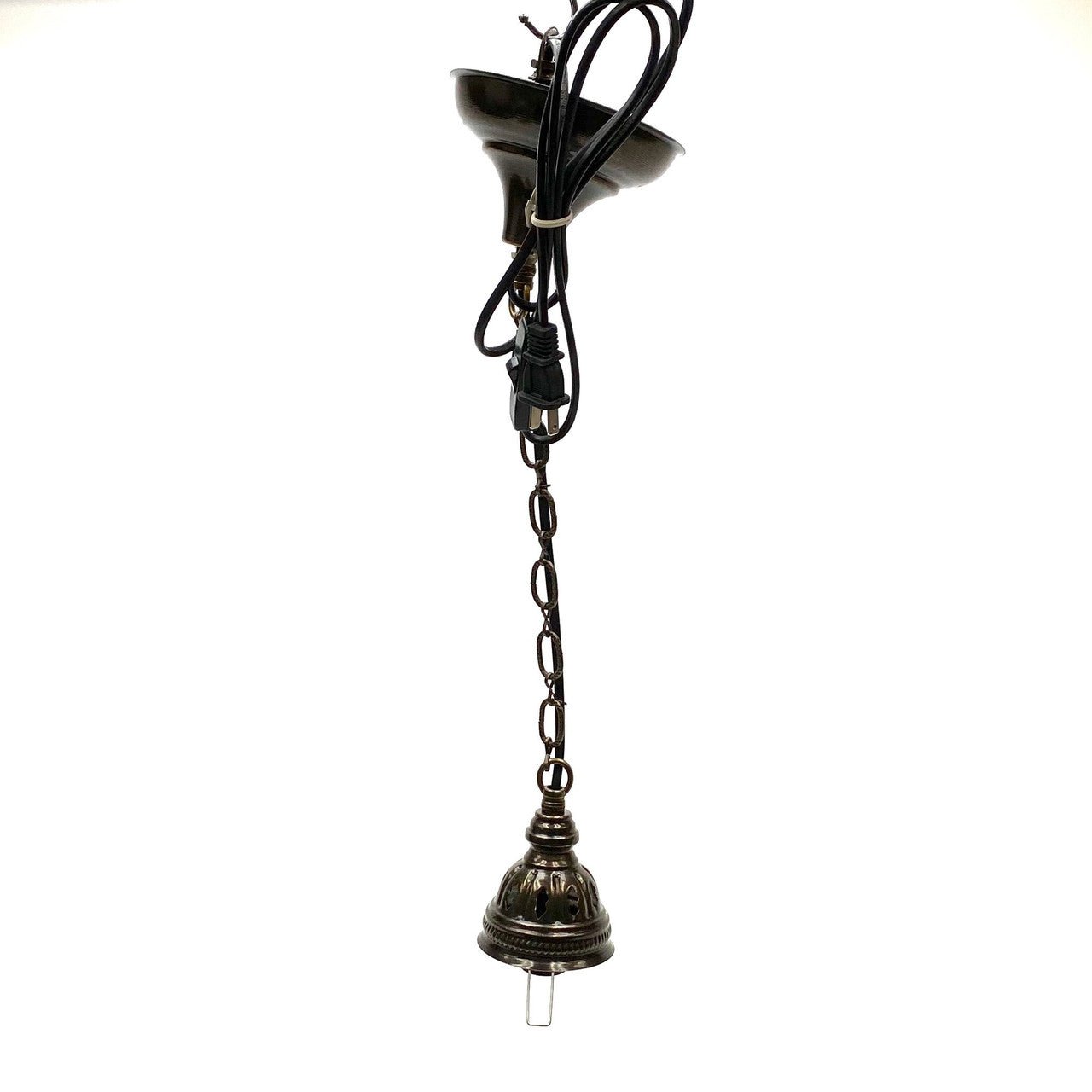 Turkish Mosaic Lantern Hanging Single Chain - 5"x23.5" - B2S - PINK - TPCSUPPLYCO