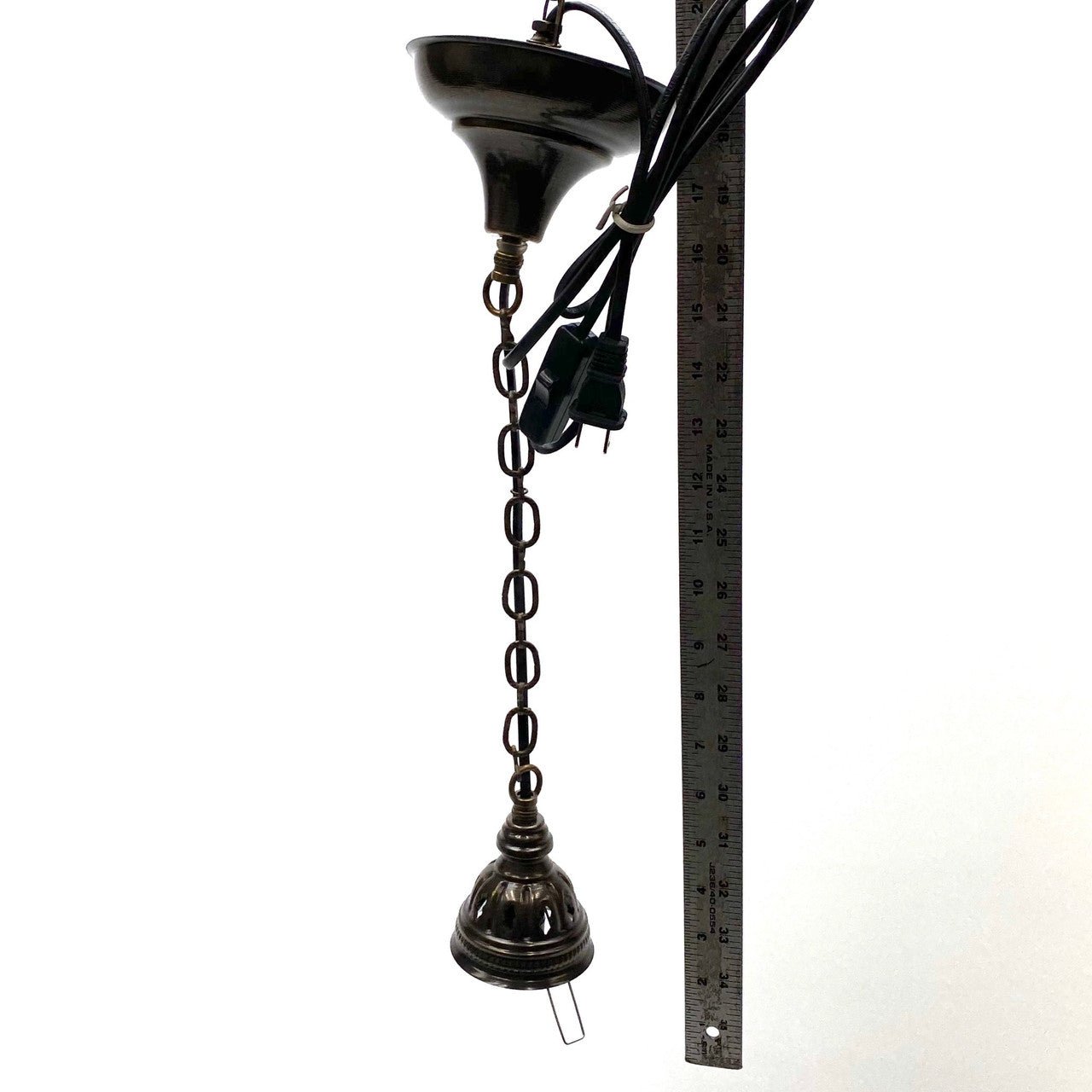 Turkish Mosaic Lantern Hanging Single Chain B3S - 6"x24" - B3S - Assorted Colors - TPCSUPPLYCO