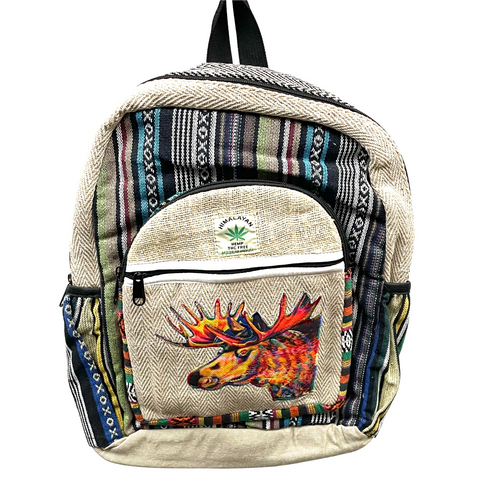 Moose Cotton and Hemp Backpack