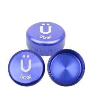 Uber 2" Metal Storage Jar - Blue - TPCSUPPLYCO