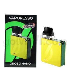 Vaporesso XROS NANO 3 1000mAh Kit - Lemon Yellow - TPCSUPPLYCO