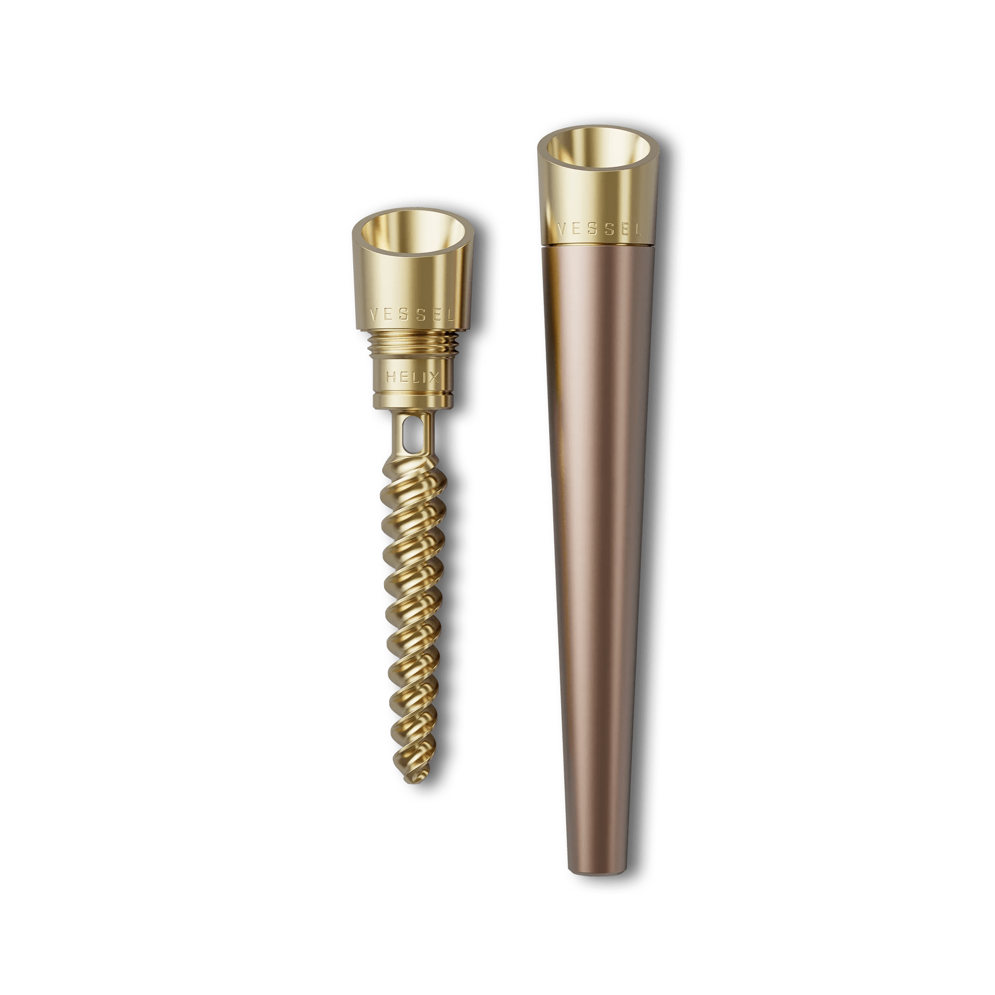 Vessel Cone 3.5" Metal Bat - Rose Gold - TPCSUPPLYCO