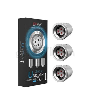 Lookah Unicorn Quartz Coils #1 - 3 Hole Atomizers 3CT