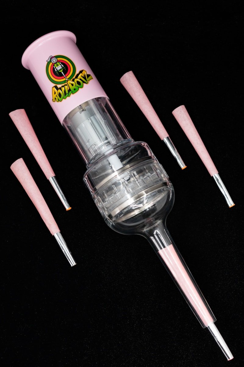 Wakit Grinder RollBotz RoboKone Electric Cone Filler - Pink - TPCSUPPLYCO