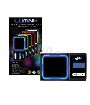 WeighMax Lux - 100 100g x 0.01g Pocket LED Scales - Blue - TPCSUPPLYCO