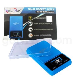 WeighMax NJ - 800 800g x 0.1g Pocket Scales - Blue - TPCSUPPLYCO