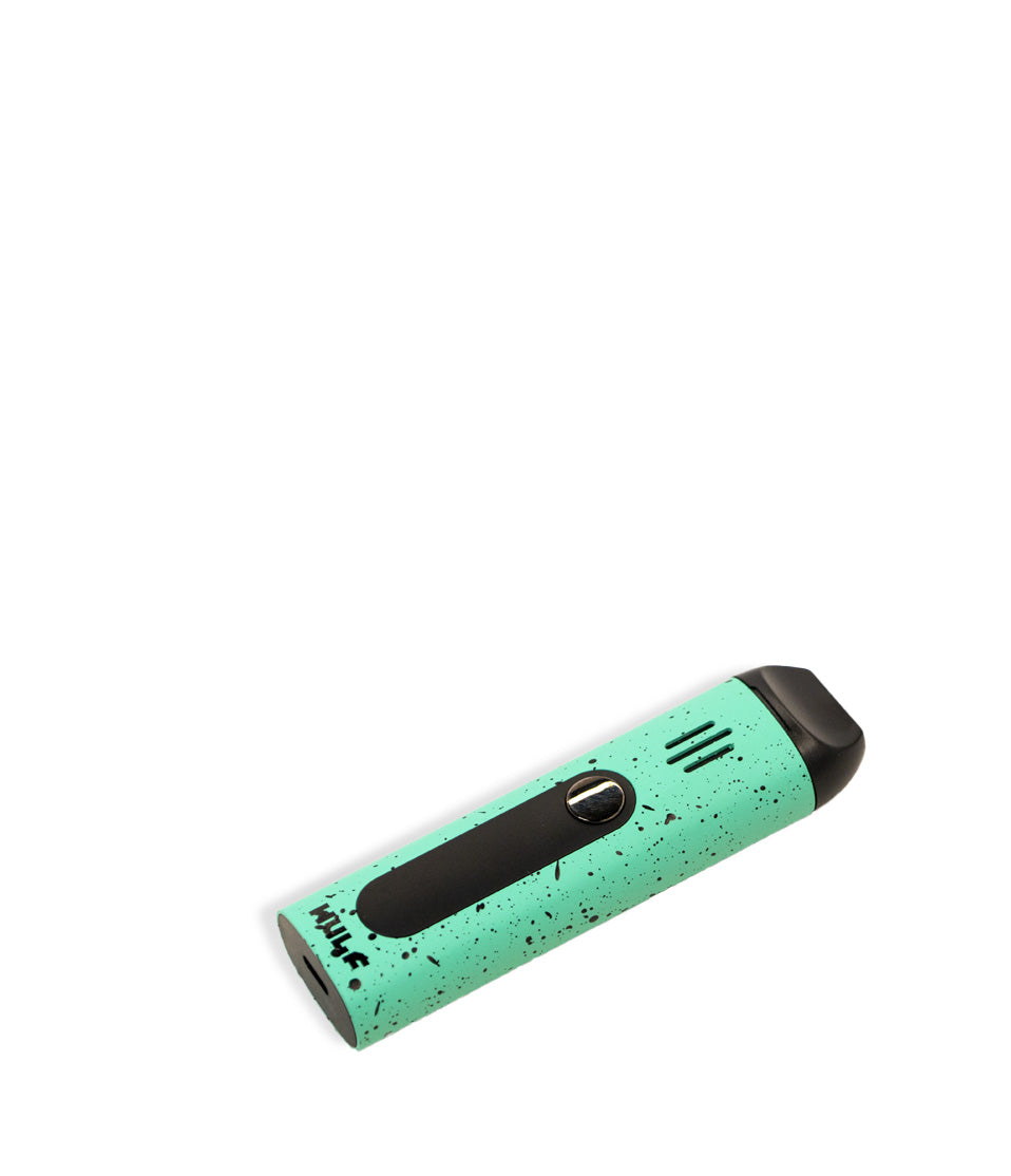 Teal Black Spatter Wulf Mods Flora Vaporizer Bottom